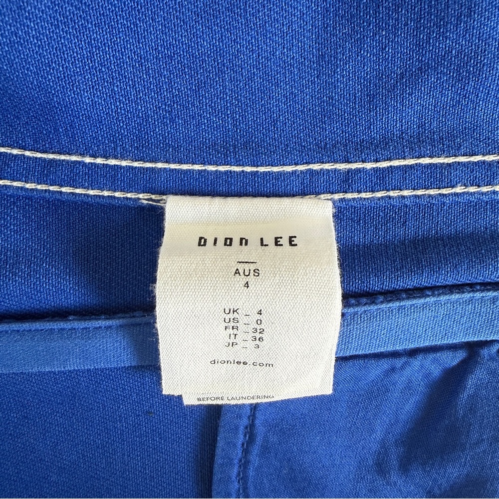 Dion Lee Blue Denim Corset & Mini Skirt Set AUS 4 US 0 - Picture 5 of 10